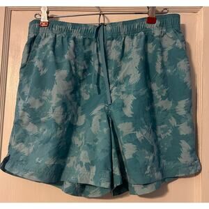 Mens blue Columbia swim shorts size medium